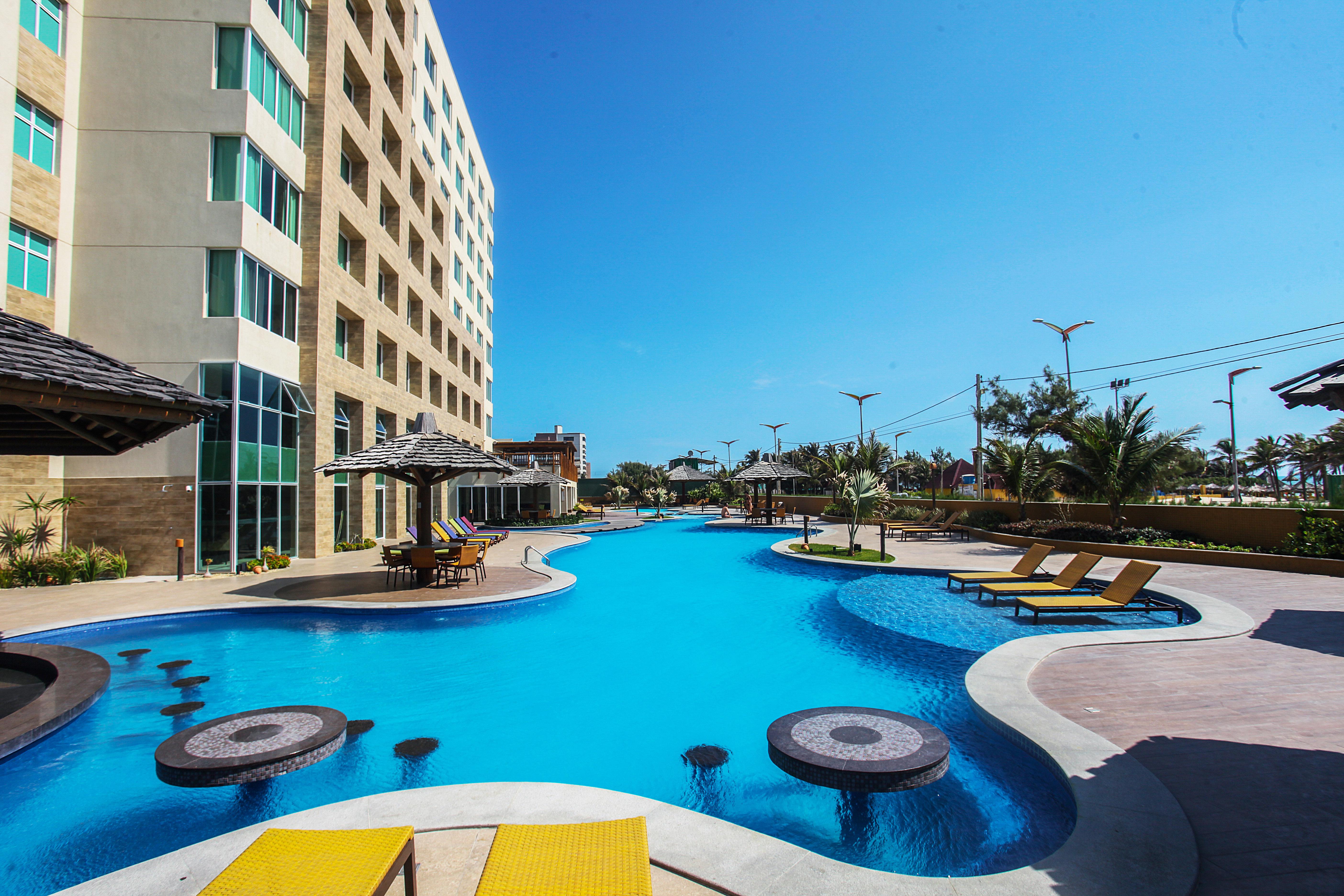 פורטאלזה Gran Mareiro Hotel מראה חיצוני תמונה The swimming pool at the hotel
